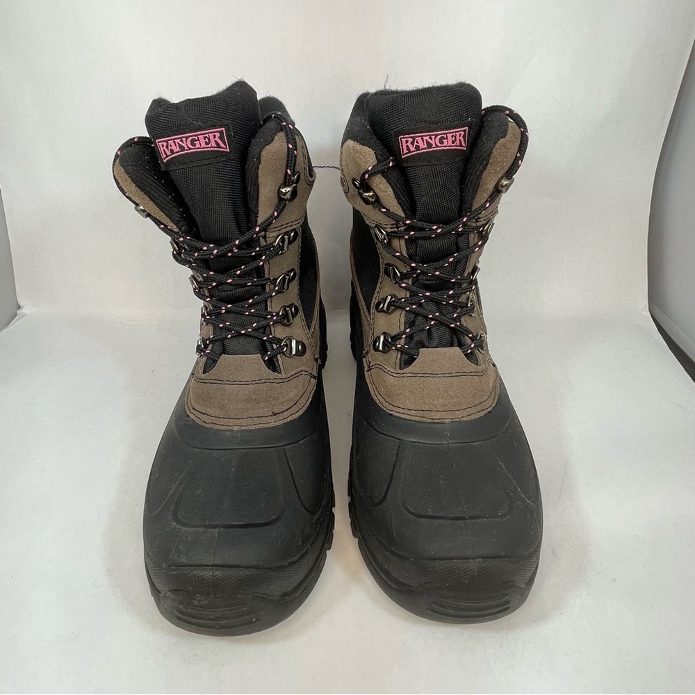 Ranger Cabot Boots Women's 10W 3M thinsulate insulation leather & fabric winter